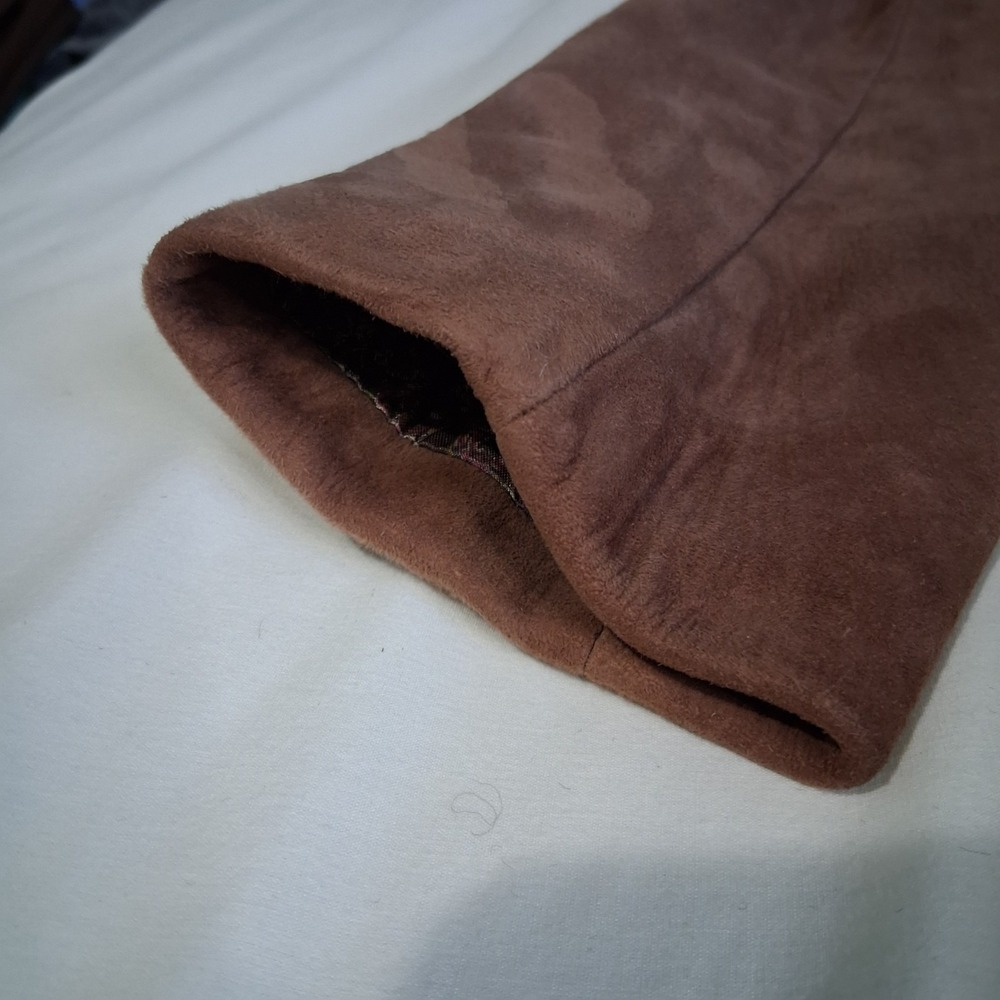 Vintage New England Sportswear Co. Leather Suede Lined Jacket Western Steampunk - Picture 13 of 16